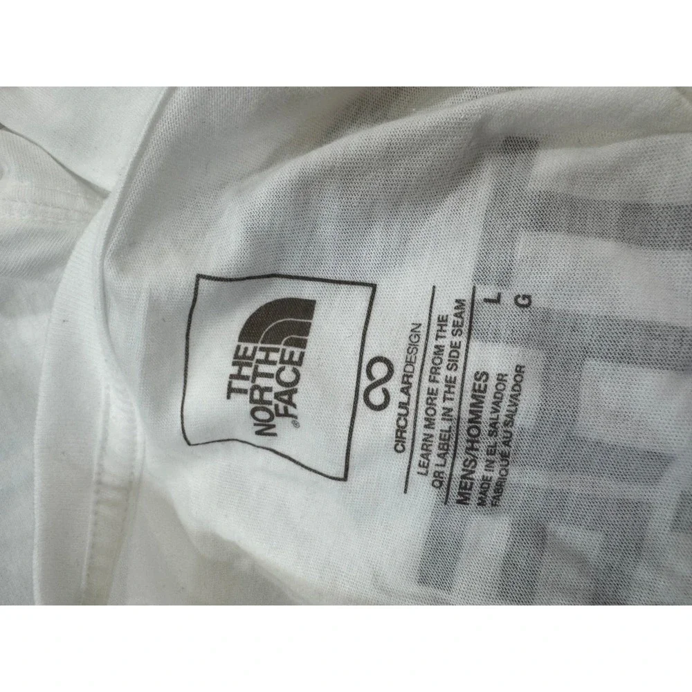 The Northface men's Evo short sleeve T-shirt white large